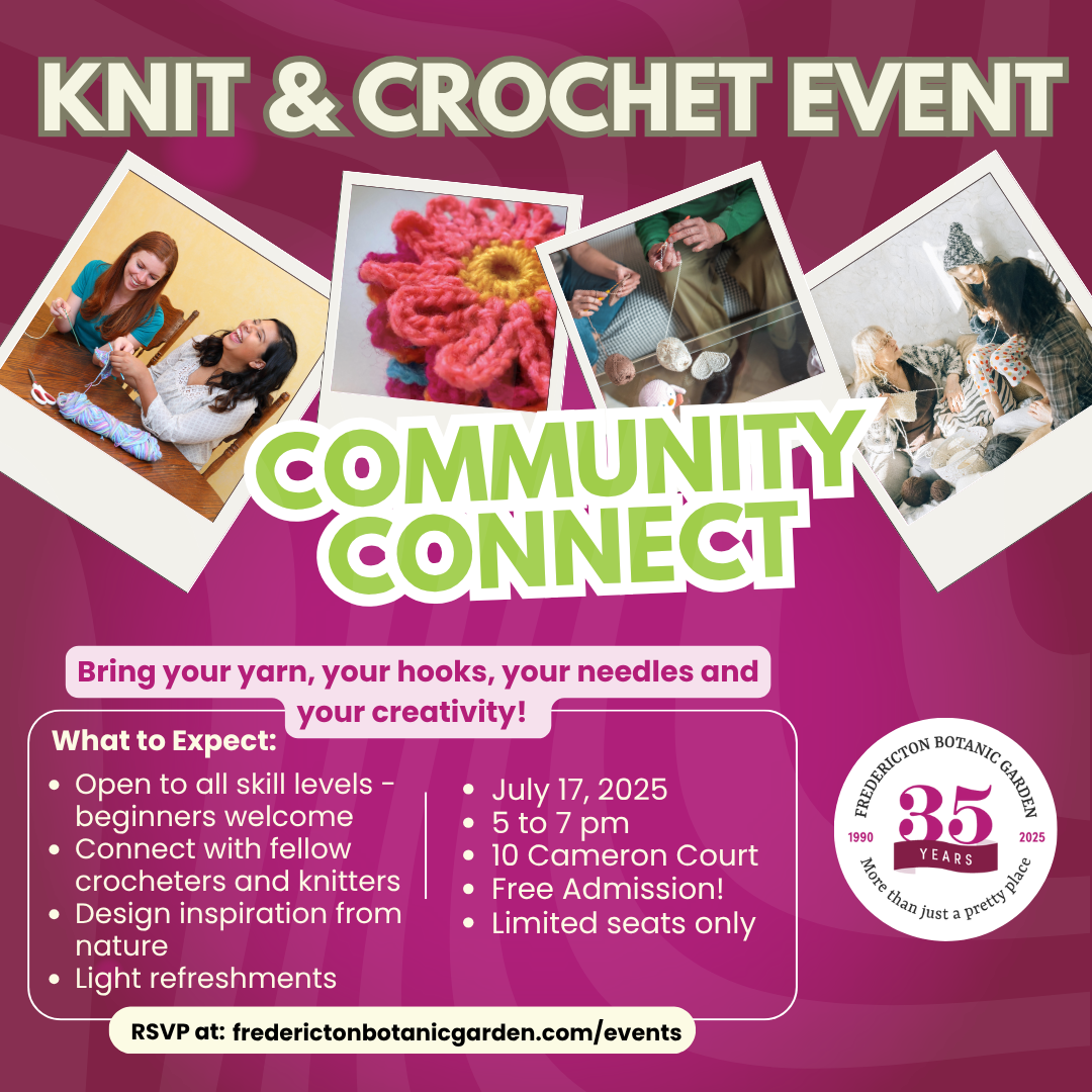 Knit Crochet Event Poster 2025