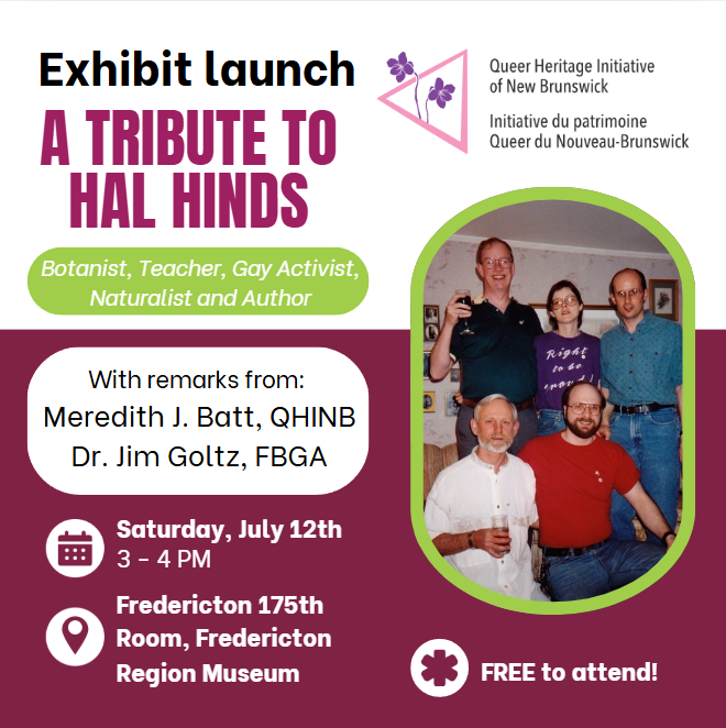 Hal Hinds Exhibit Launch Poster 2025